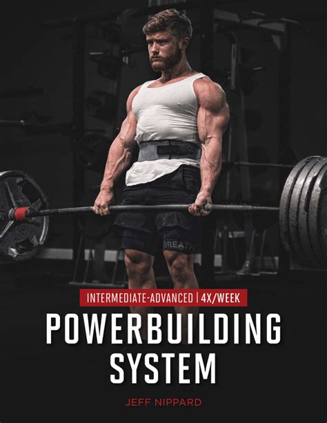 It involves training for maximum strength on the “Big <b>3</b>” lifts (squat, bench press and deadlift), while simultaneously building muscle P OW E R B U I L D I N G SYS T E M 10 mass proportionally and symmetrically. . Jeff nippard powerbuilding phase 3 4x pdf